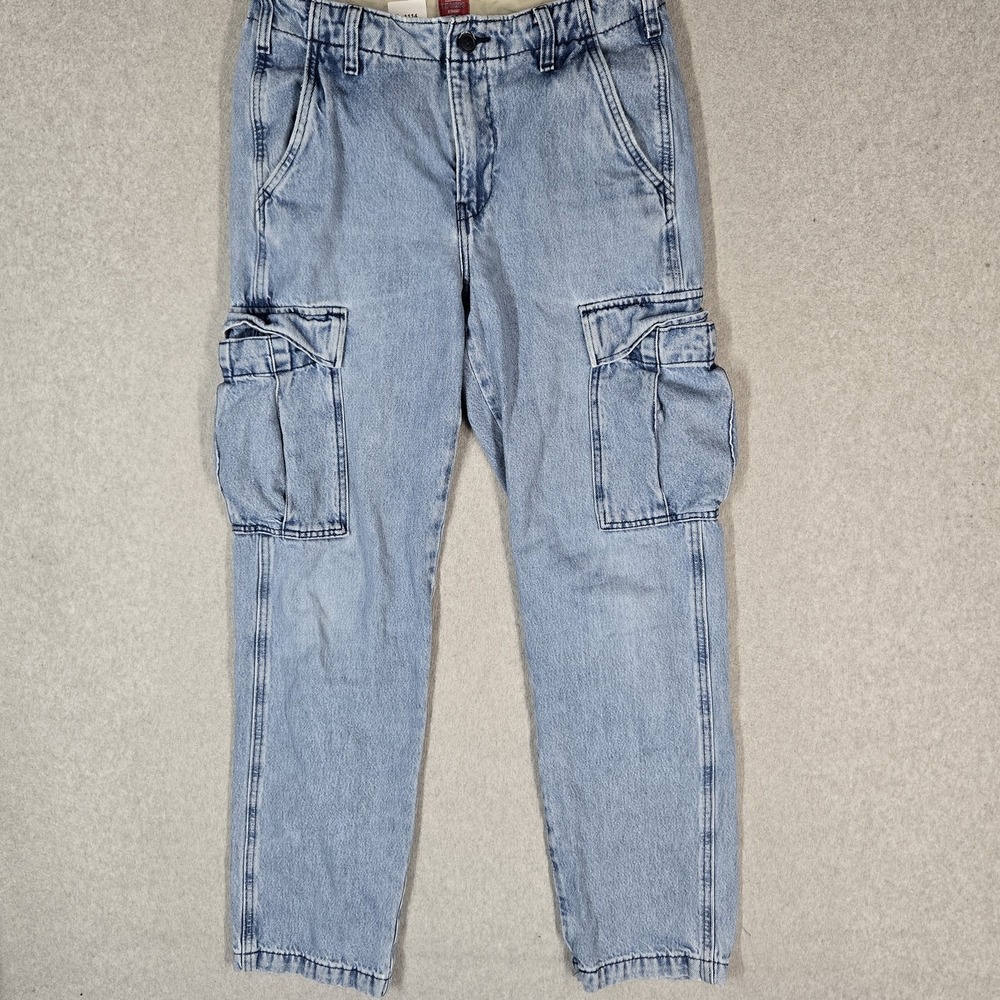 Levi's XX Cargo Men Jeans 32X34 Light Blue Denim Cargo
